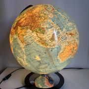 Globe vintage 1940 terrestre verre Duo Erdglobus Berlin - 42 cm