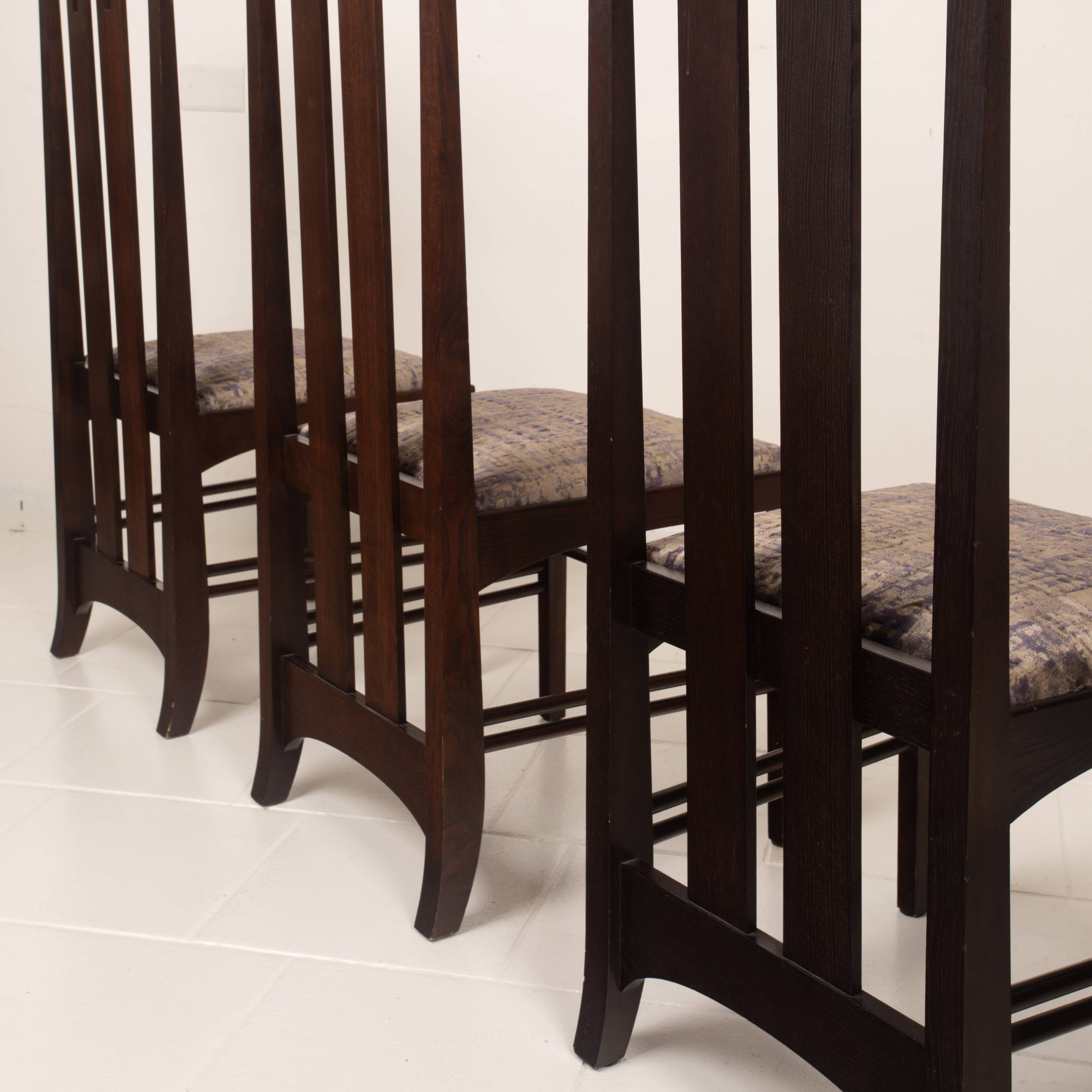 Chaises Ingram Low en bois de frêne au style de Glasgow de Charles Rennie Mackintosh pour Cass