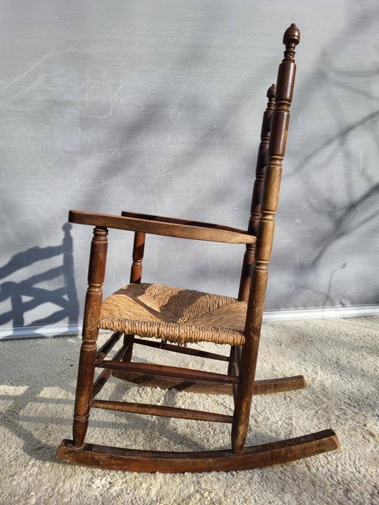 Old rocking nurse chair