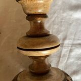Lampe à poser bois vintage