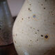 Pyrite sandstone vase by Jean Migeon in La Borne, 60s