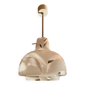 Lustre Italien en verre de "Murano", suspension vintage, des année 60