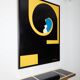 Yves Plantevin large oil on wood panel 1974