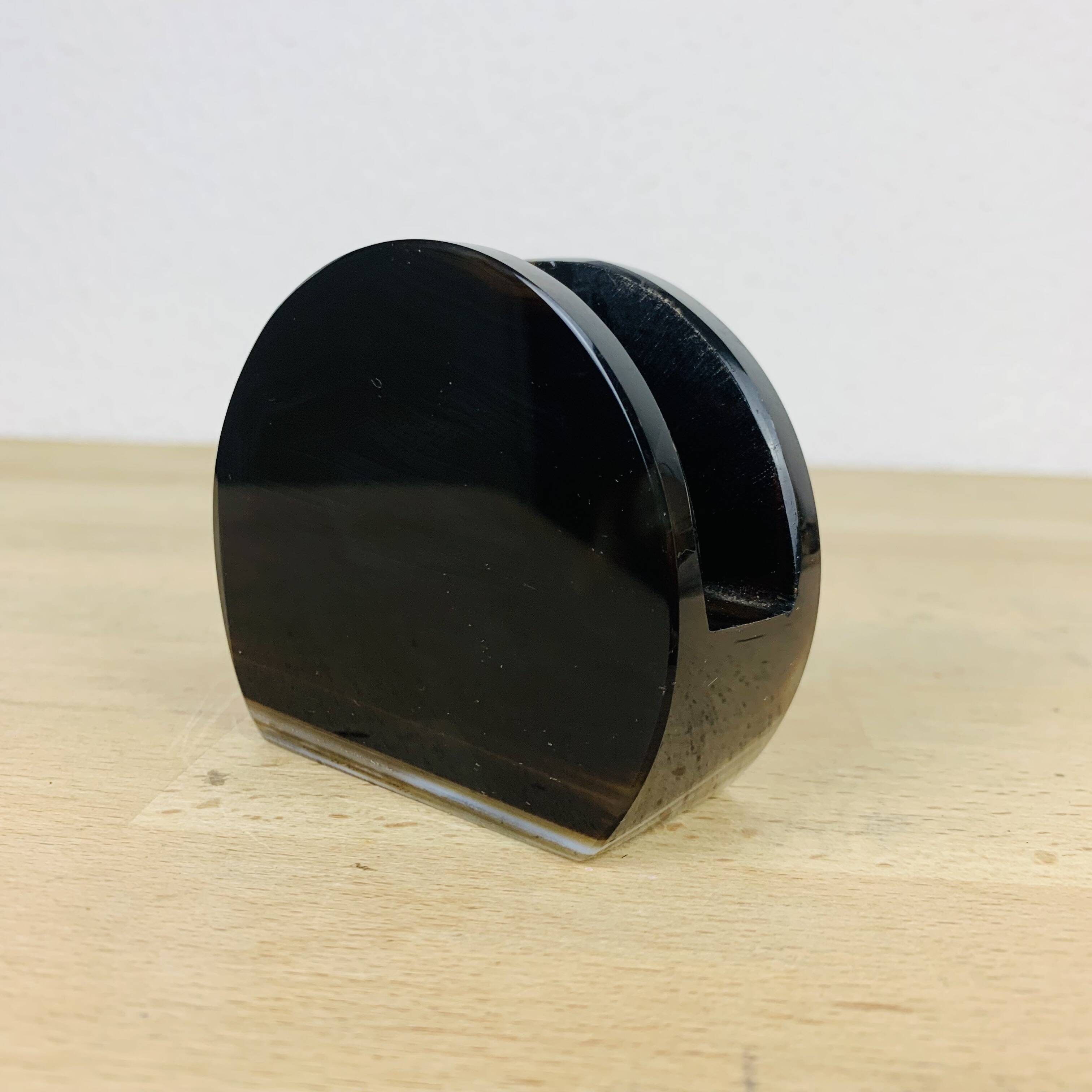 Vintage stone mail holder, letter holder