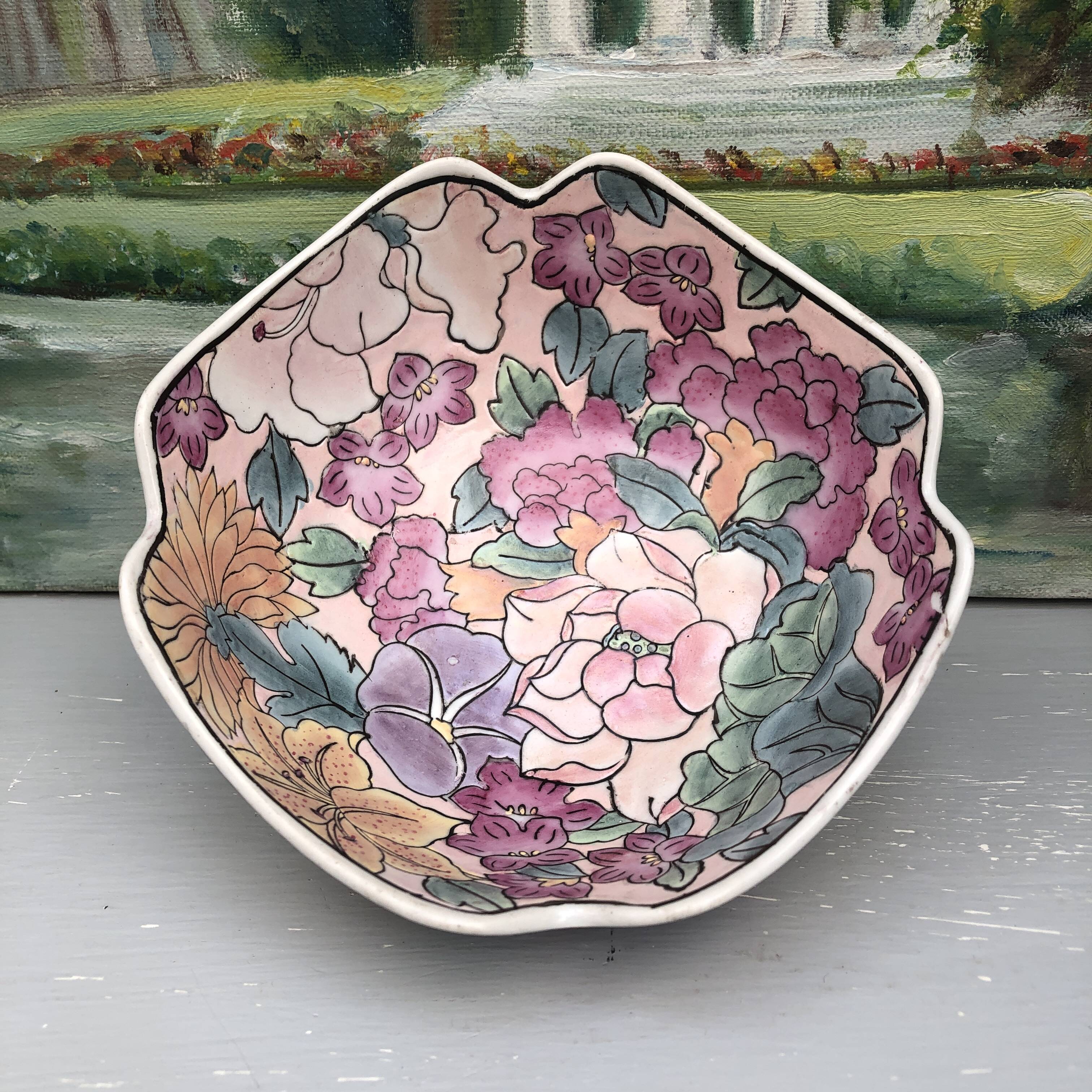vintage Asian porcelain bowl