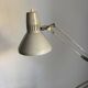 Lampe vintage 1970 d'architecte Ledu gris perle bureau - 80cm