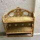 Vintage shelf in rattan