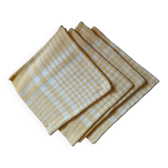 4 large vintage napkins