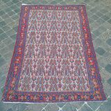 Tapis d'orient ancien persan Senna fait main 2,06 X 1,34 m