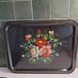 Painted sheet metal tray