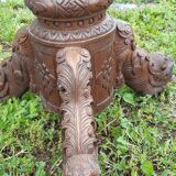 Exotic wood column (indonesia?)