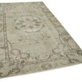 Hand-knotted antique turkish beige carpet 155 cm x 273 cm