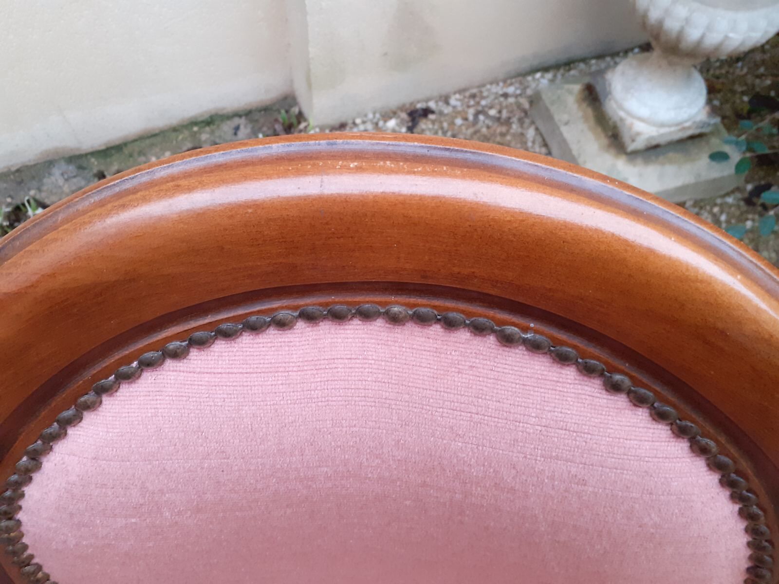 Lot de 4 chaises médaillon de style Louis Philippe