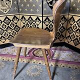 Suite of 10 bistro chairs model Ant by Baumann