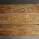 Vintage Scandinavian Solid Pine Bench. 1960s