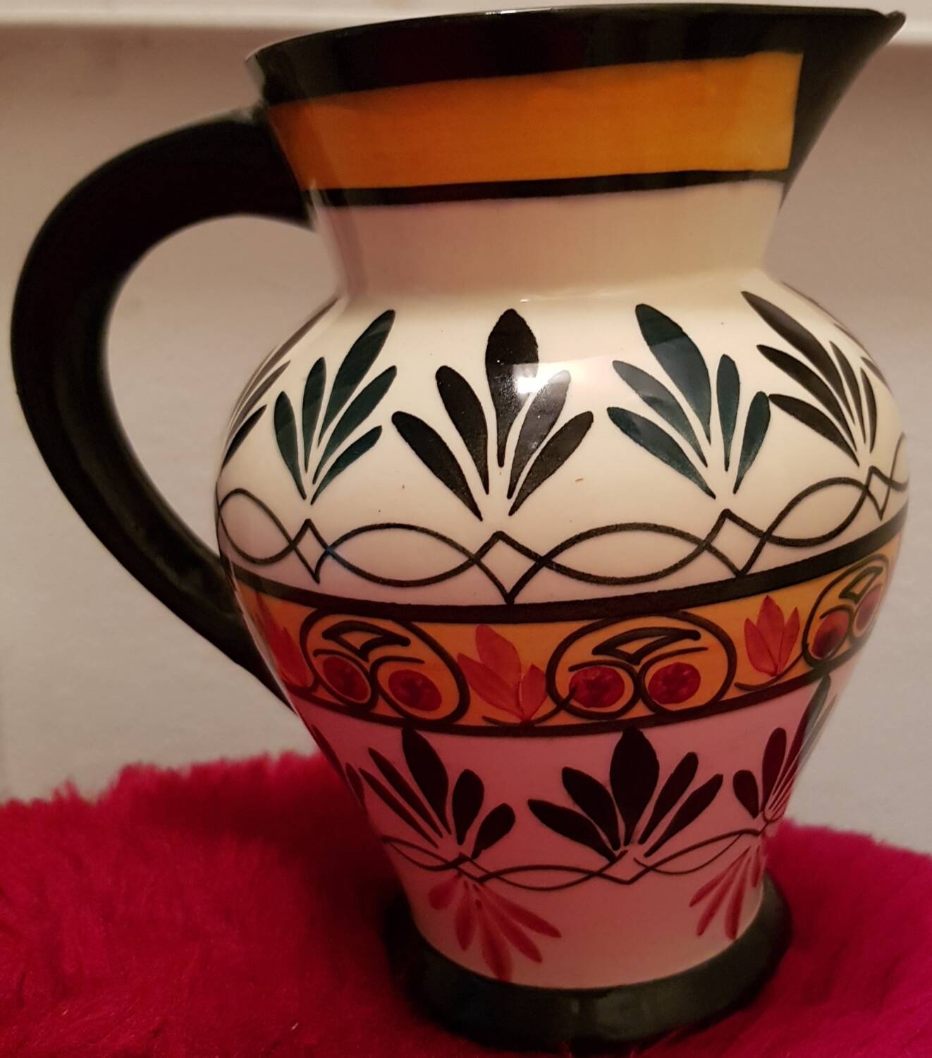 St Jean de Bretagne ceramic pitcher