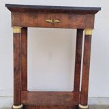 Empire Console in Mahogany and Bronze 19th