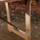 Table de ferme pliante
