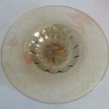 Decorative dish in blown glass - art deco