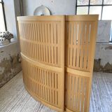 Large curved beech screen from the 80s