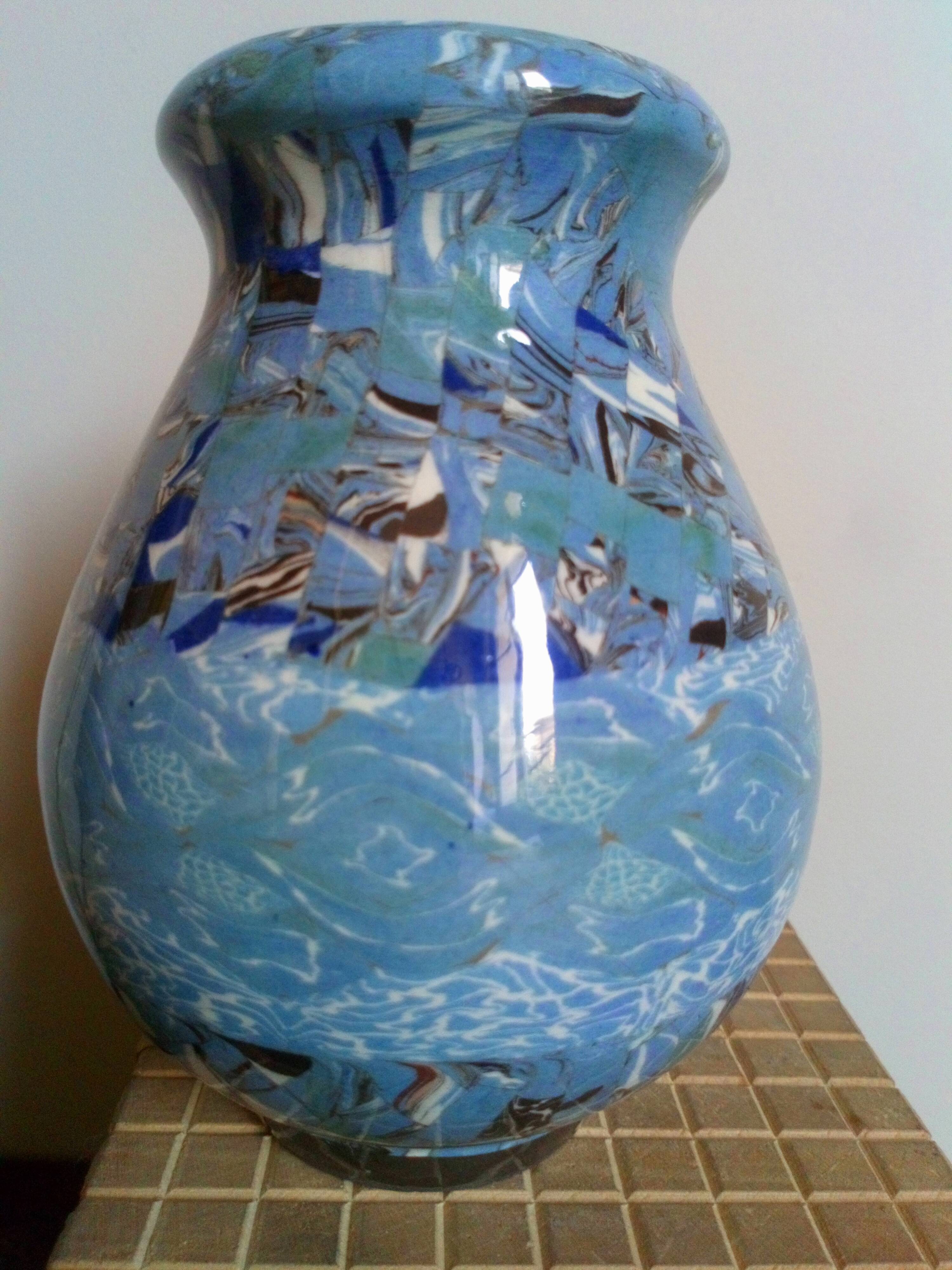 Ceramic vase Gerbino Vallauris