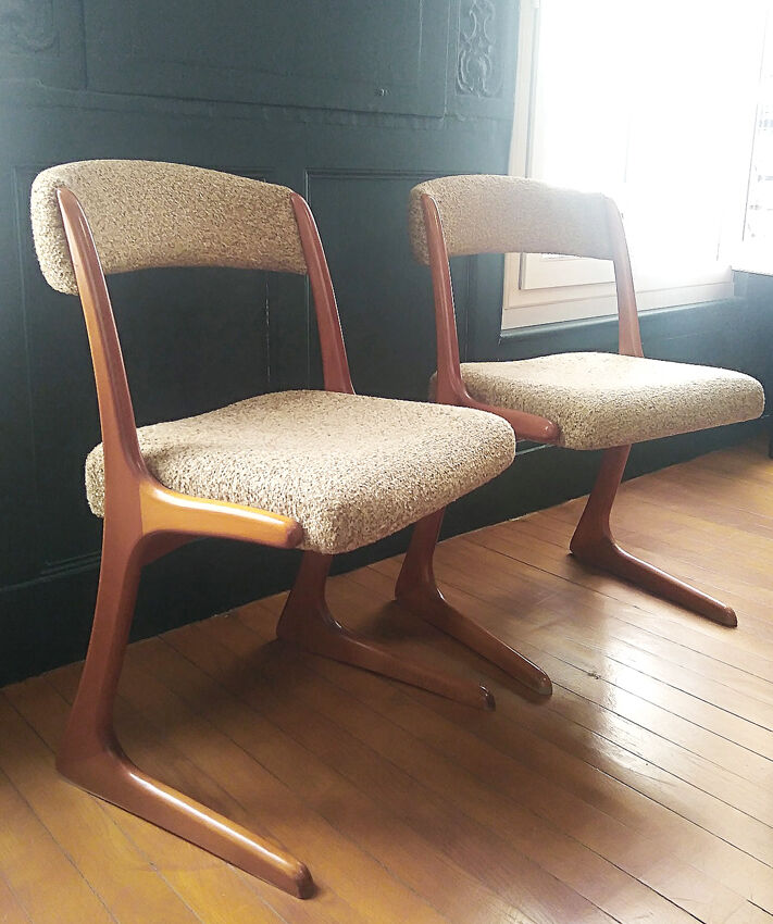 Pair of 1960s Jerk chairs