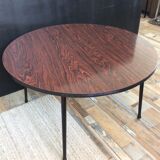 Round coffee table in formica of the 70s