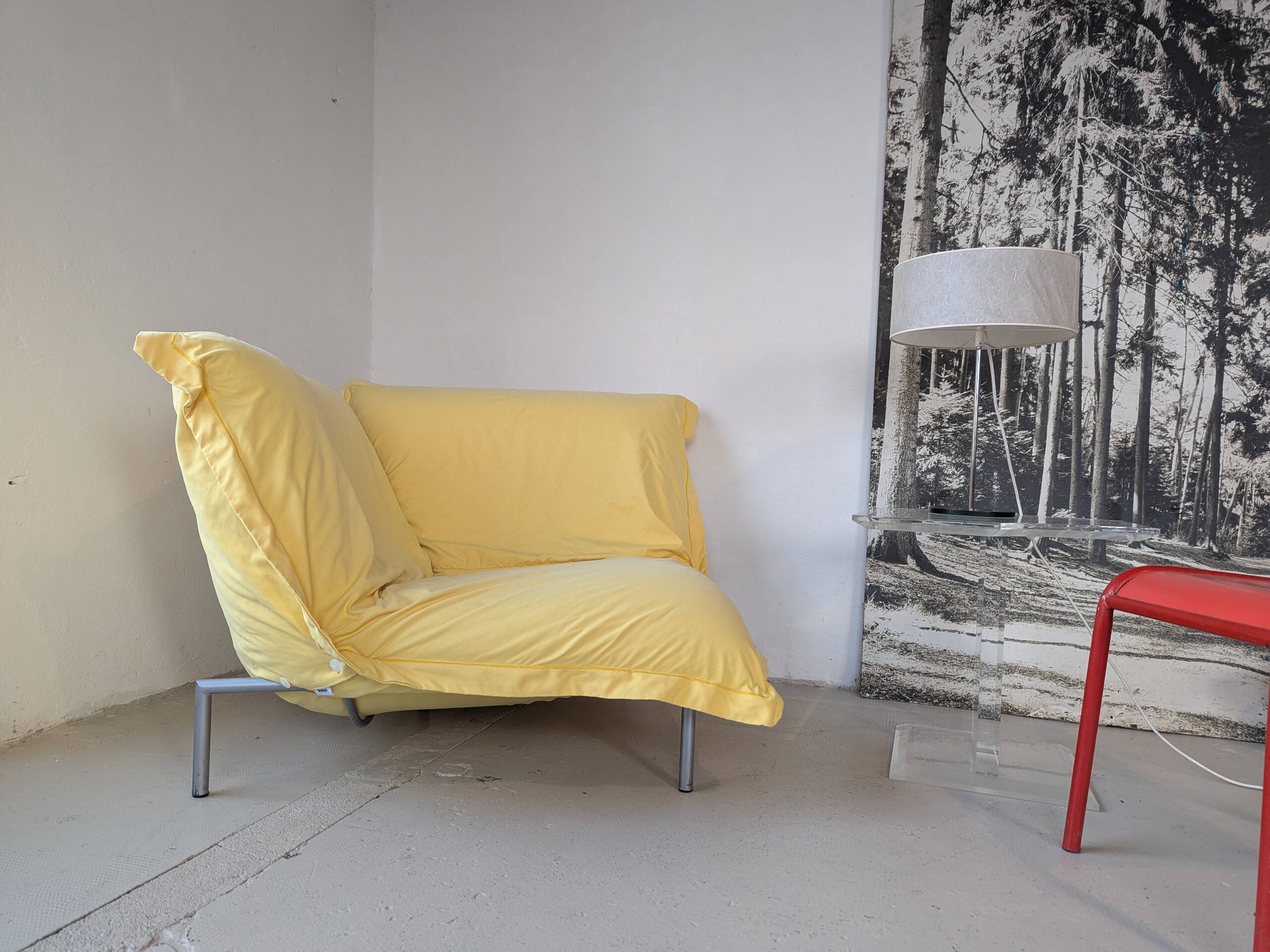 Cuddly corner armchair by Pascal Mourgue for Cinna