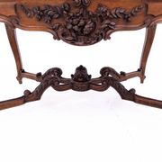 Richly carved table - coffee table, France, late 19th century.