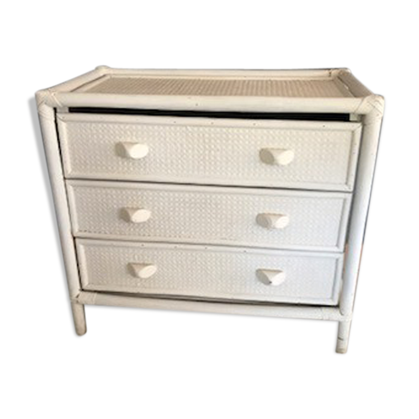 Dresser in patina rattan