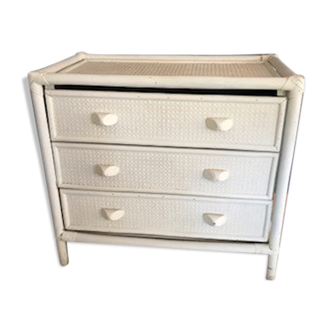 Dresser in patina rattan