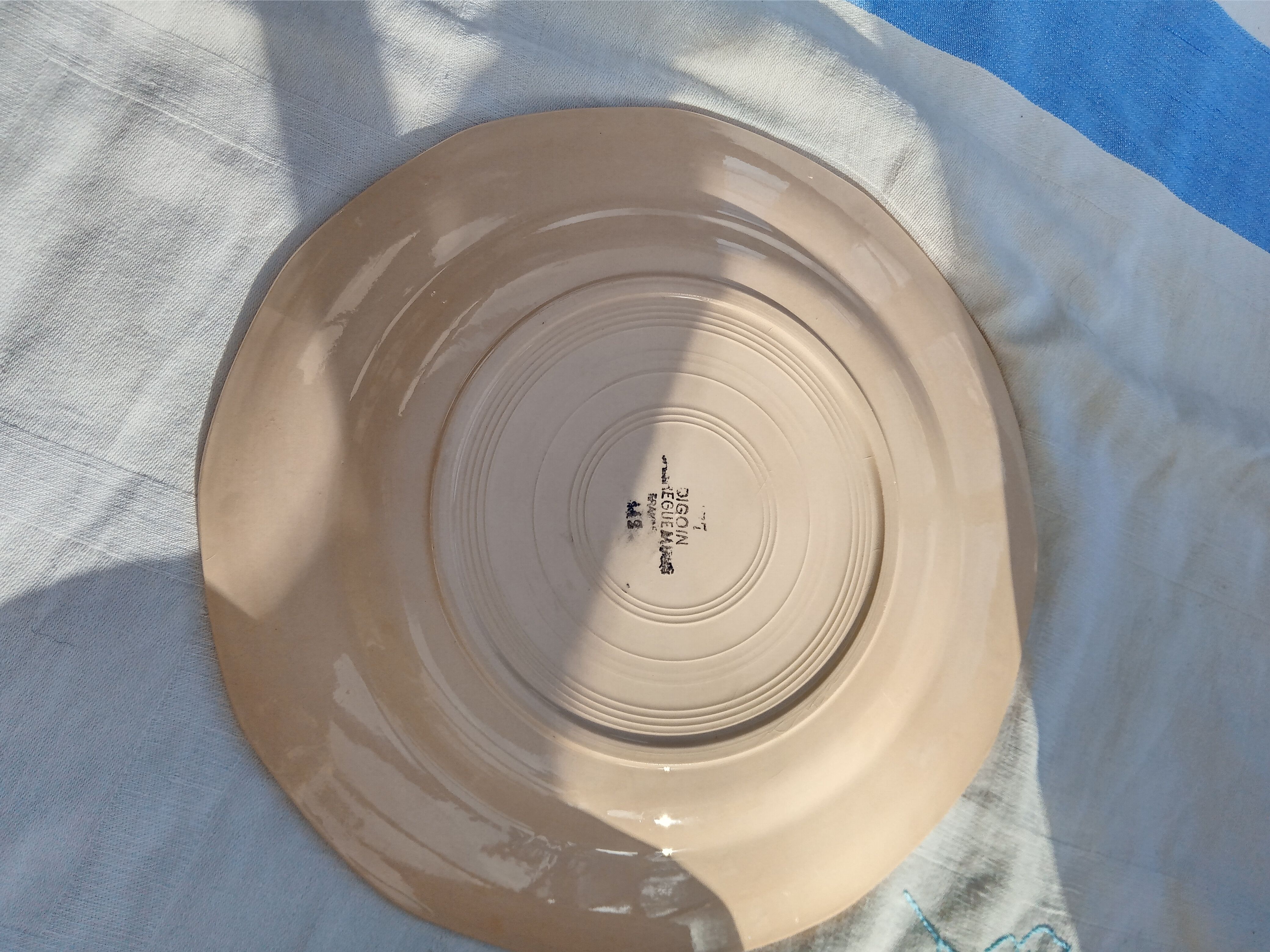 12 flat plates Digoin