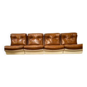 Canapé / 4 modules orchidée - cadestin