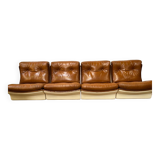 Sofa / 4 orchid modules Michel Cadestin for airborn