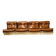 Sofa / 4 orchid modules Michel Cadestin for airborn