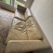 De Sede "Lotus" 3-seater sofa – Andrée Putman – beige leather