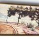 Painting, seascape painting signed LA, 70s