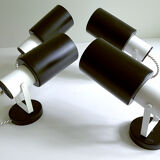 4 vintage Lita wall lights, 1960s