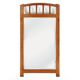 Art Deco Mirror in Wood with Facet Cut Mirror, 1930s
