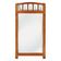 Art Deco Mirror in Wood with Facet Cut Mirror, 1930s