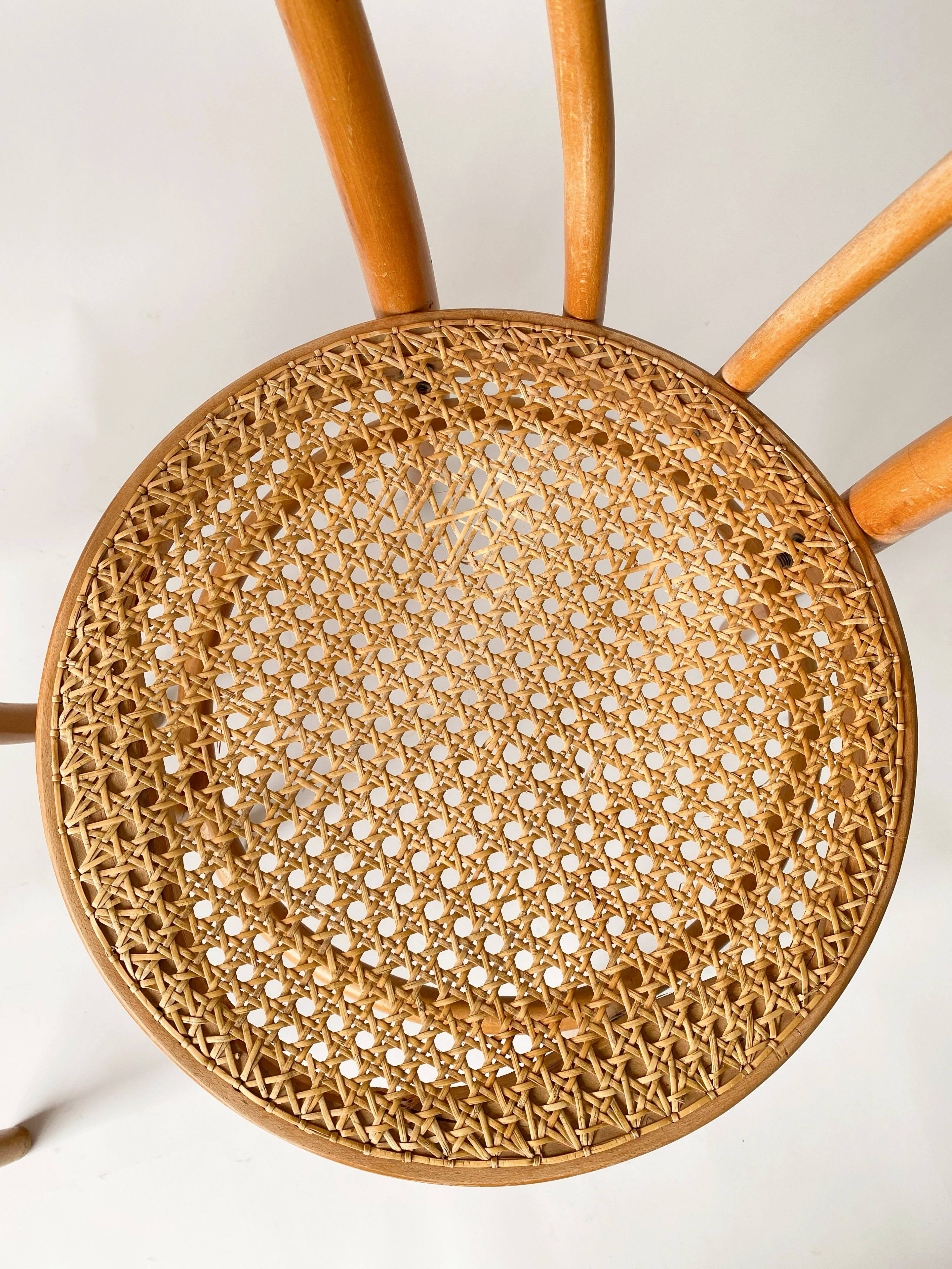 Pair Chairs bistro canage