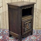 Chestnut bedside table from the 1930s