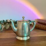 Small silver-plated teapot