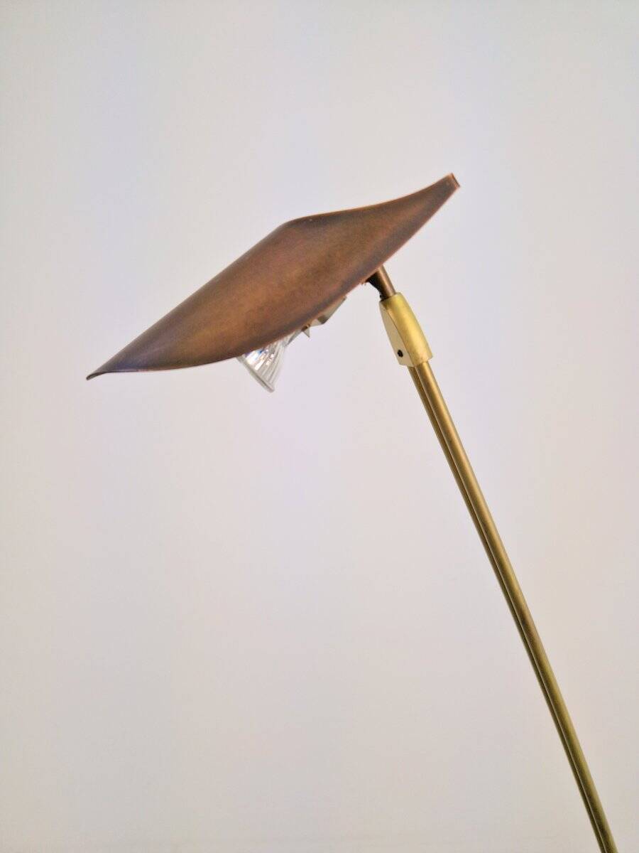 Modern Brass Lance Floor Lamp by Bernd Beisse, Germany, 1990s