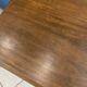 Desk with a large solid oak drawer from 1950, 78x58cm.