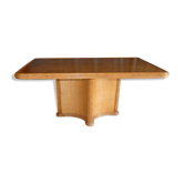 Table à diner en canne de rotin