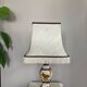 Living room lamp in cracked earthenware style, handmade decoration, 20th century