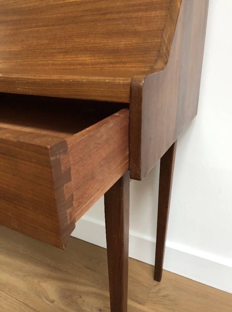 Secrétaire teck vintage 1960