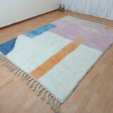 Handmade wool rug large size 200 x 300 cm