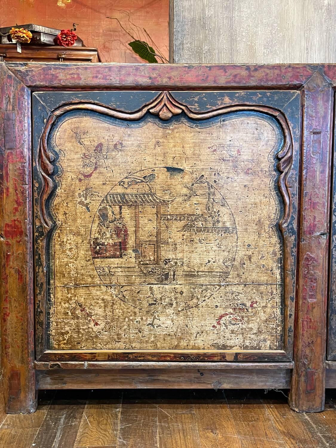 Old Chinese sideboard